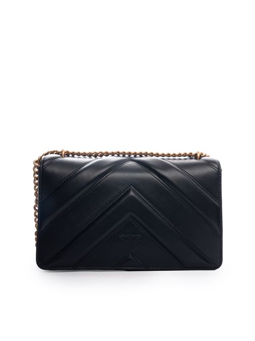 Borsa a mano media Love One Classic Light in nappa chevron Nero PINKO | 104549 A2OSZ99Q